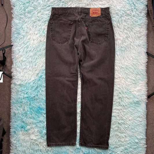 Vintage Dark Grey Levi’s Jeans 505 Straight Loose - W36 L30