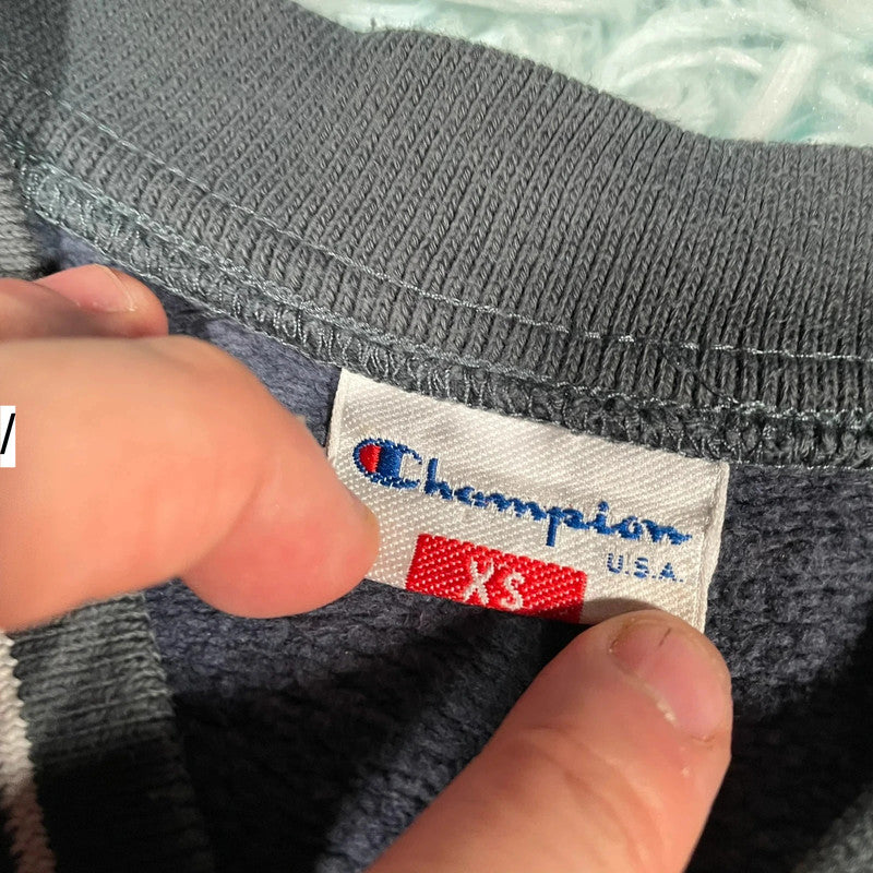 Vintage 90s Black Champion Sweatshirt - XS