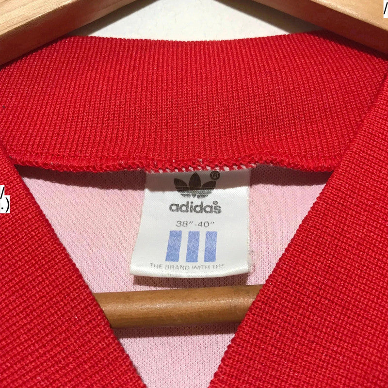 Vintage 1991-1992 Liverpool Shirt Adidas Candy Home Kit - Medium