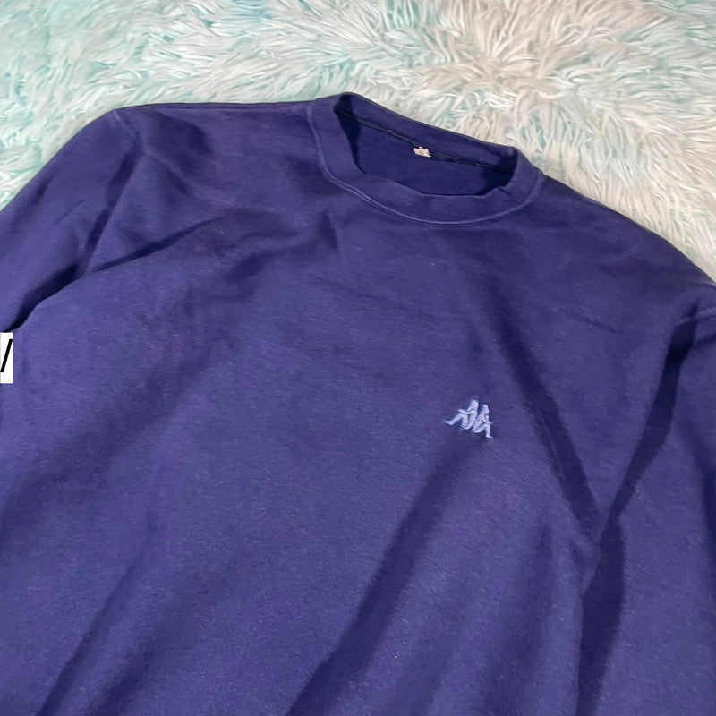 Vintage 90s Purple Kappa Sweatshirt - Small