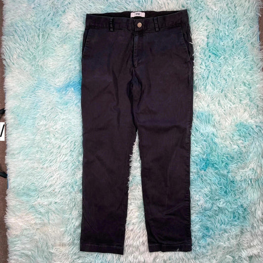 Dark Navy Spoke Trousers Cashmere - 32W