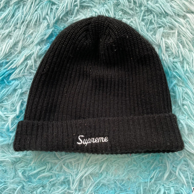 Black Supreme Beanie