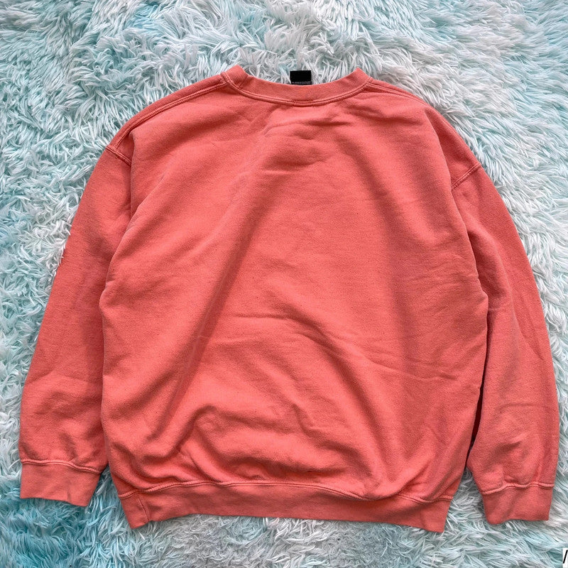 Peach Orange iets frans Sweatshirt Urban Outfitters - Medium