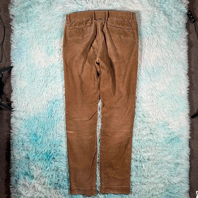 Brown Polo Ralph Lauren Corduroy Trousers - 30W 34L