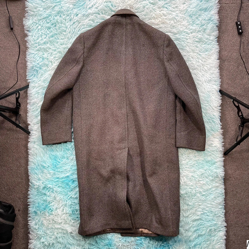 Vintage 90s Long Overcoat - Medium
