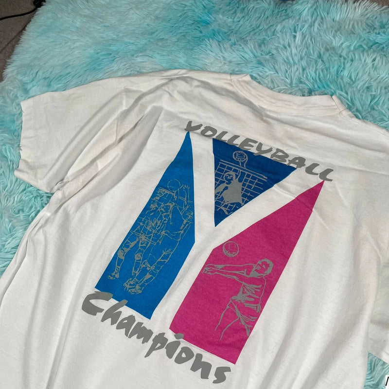 Vintage 90s YMCA Volleyball Graphic T Shirt - Xl