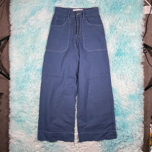 Blue LF Markey Flared Trousers - Size 6