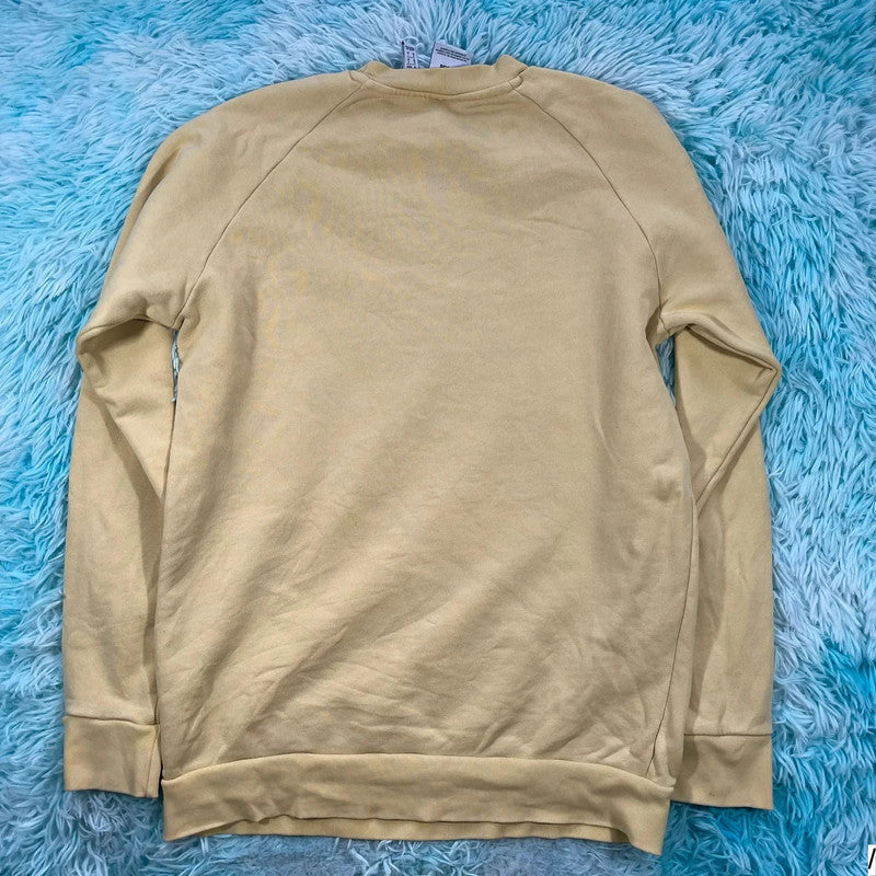 Yellow Adidas Sweatshirt - Medium