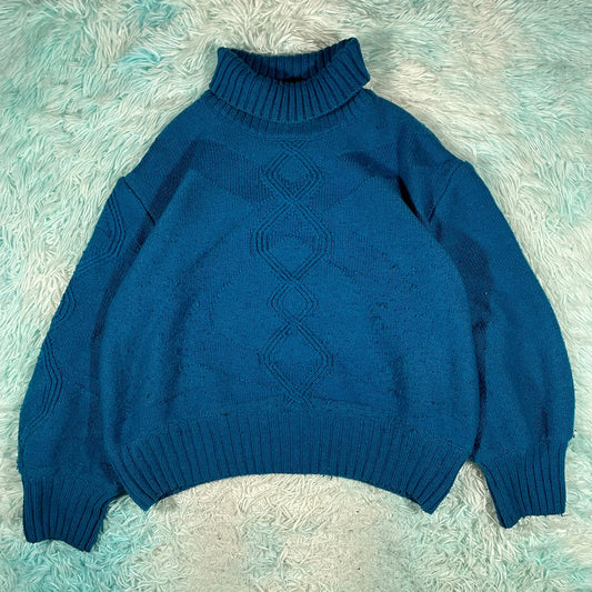 Blue House of Sunny Turtle Neck Jumper - Size 10