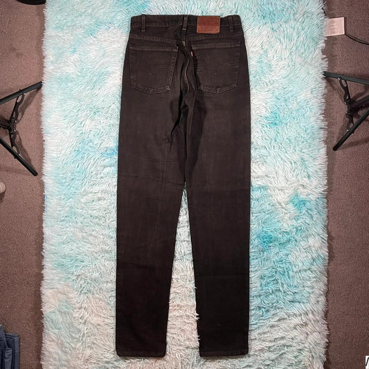 Vintage 90s Black Levi’s Jeans 555 Straight Leg - W32 L36