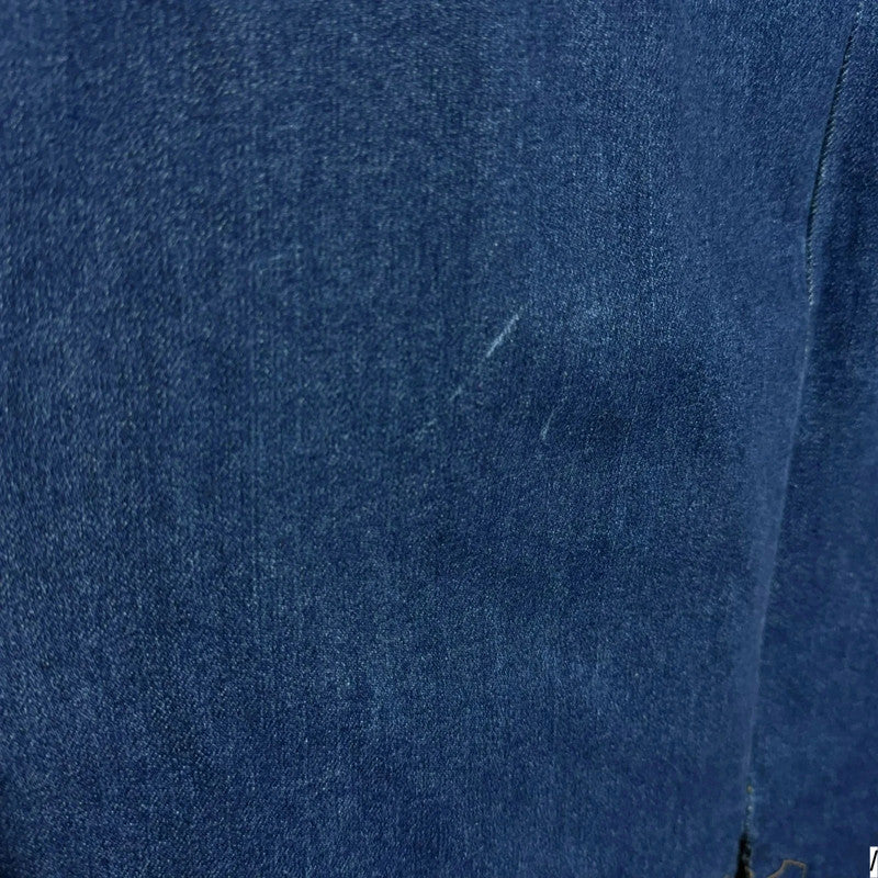 Vintage 90s Blue Long Denim Skirt - 38W