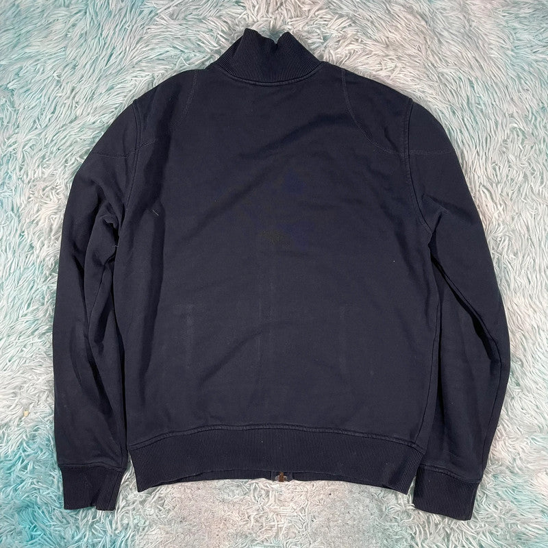 Navy Belstaff Sweatshirt Full Zip - Medium