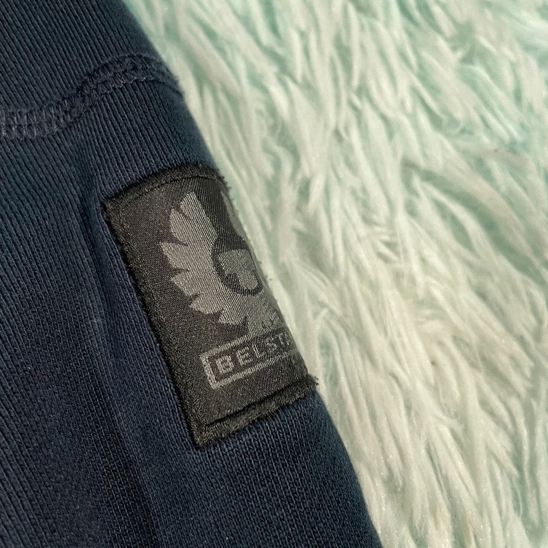 Navy Belstaff Sweatshirt Full Zip - Medium