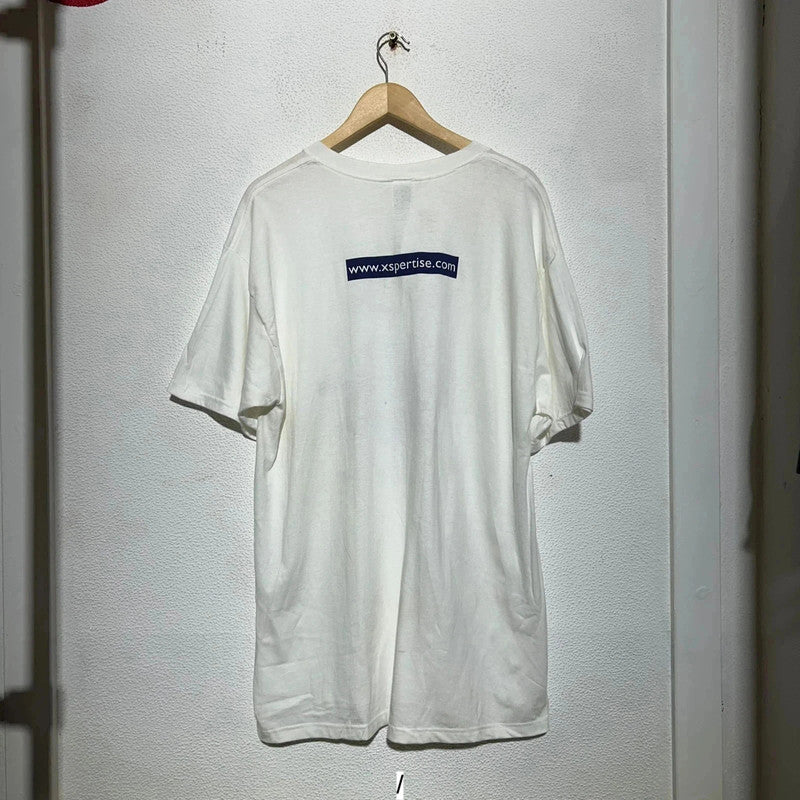 Vintage 90s White Graphic T Shirt - XL