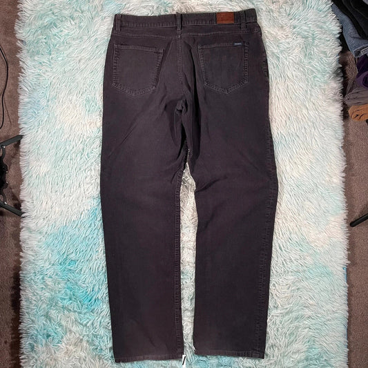 Black Hackett Corduroy Trousers -  W38 L32