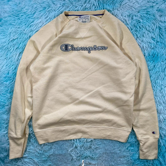 Yellow Champion Sweatshirt - Medium