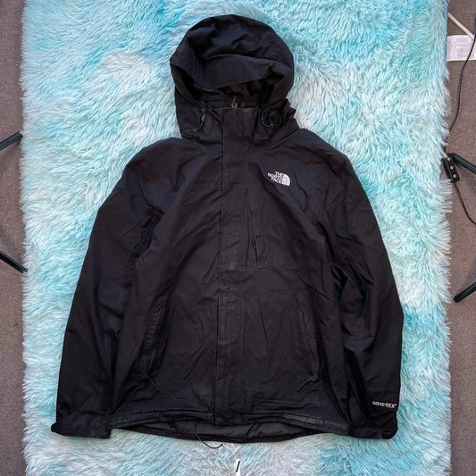 Black The North Face Gore-tex Windbreaker Jacket - Large