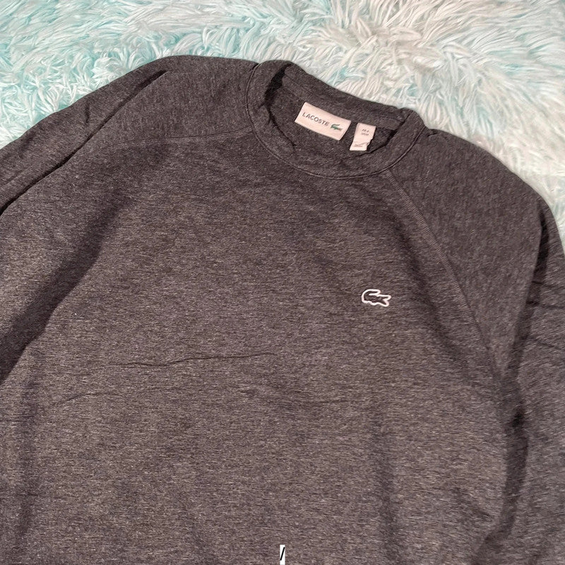 Grey Lightweight Lacoste Jumper - Medium