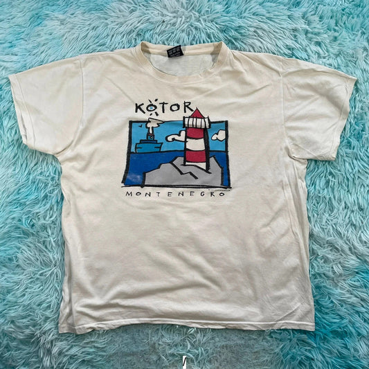 Vintage 90s Montenegro Graphic T Shirt - XL