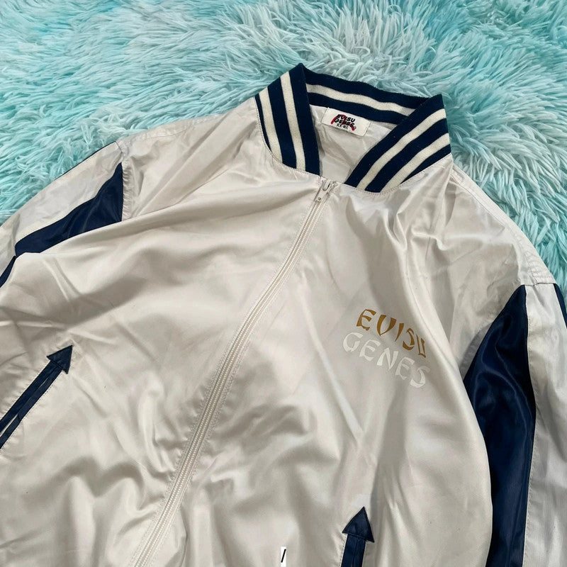 Vintage Evisu Japanese Graphic Bomber Jacket - XXL
