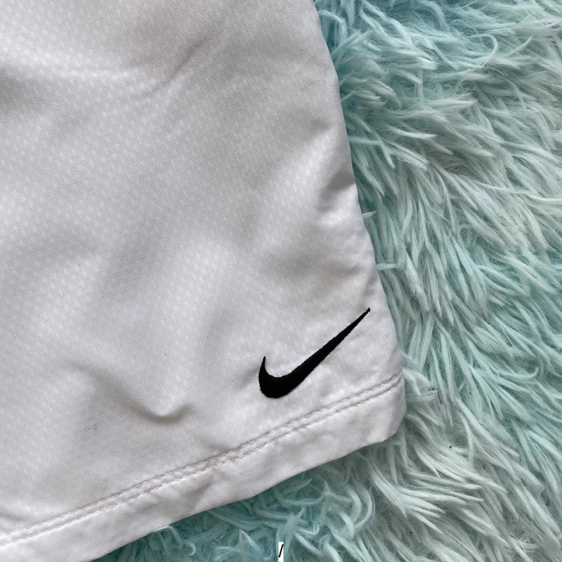 Vintage White Nike Running Shorts - Small