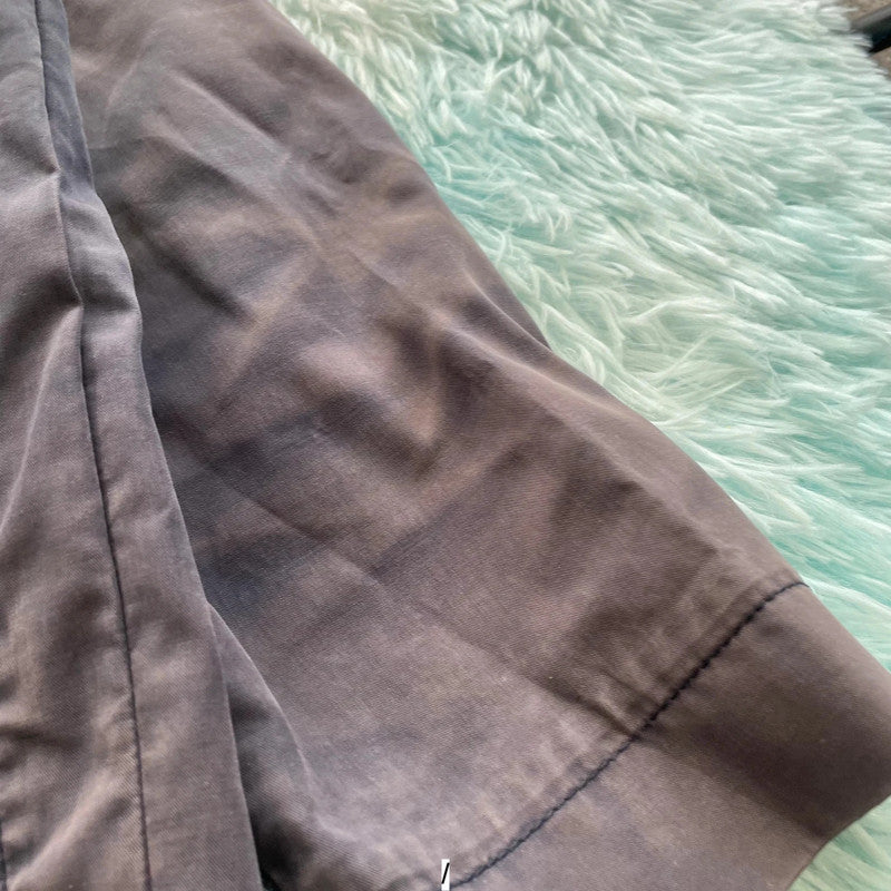 Navy YMC Long Coat Mac - Size 8