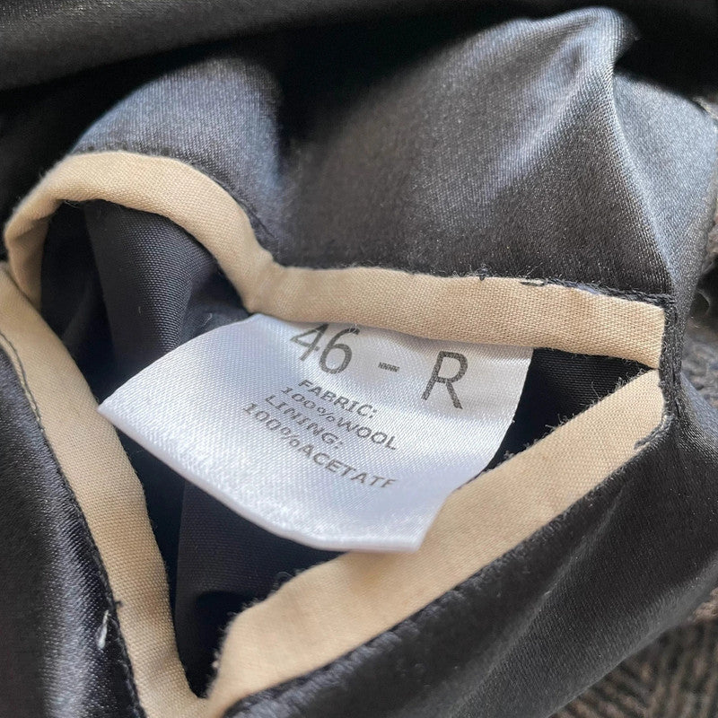 Vintage Walker Slater Harris Tweed Coat Herringbone - XL