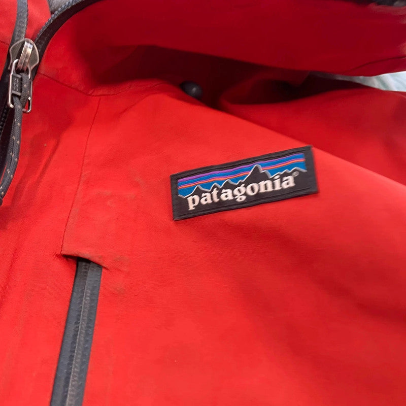 Orange Patagonia Ski Coat Gore-tex Recco - Large