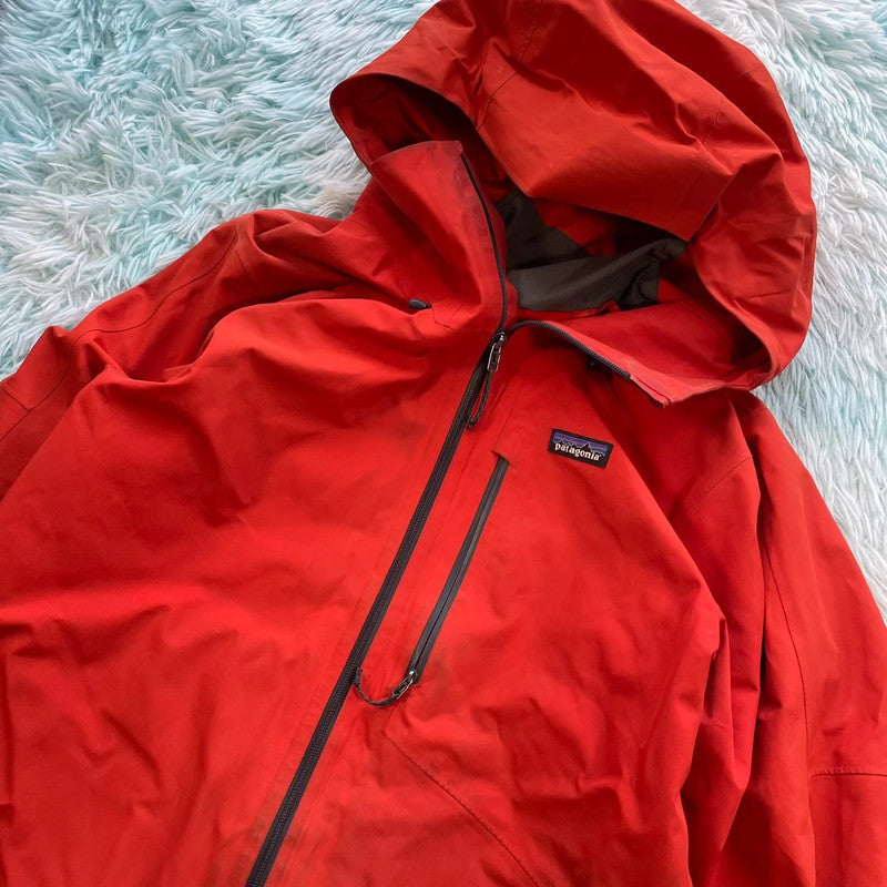 Orange Patagonia Ski Coat Gore-tex Recco - Large