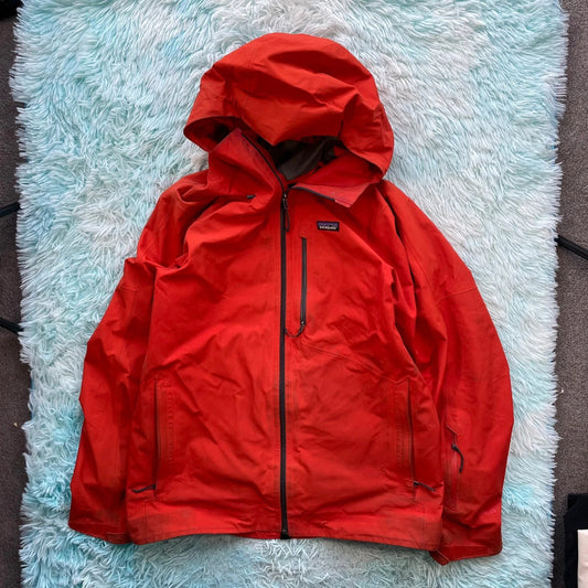 Orange Patagonia Ski Coat Gore-tex Recco - Large