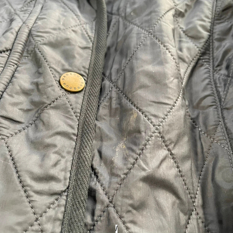 Black Barbour Quilted Jacket - Size 14