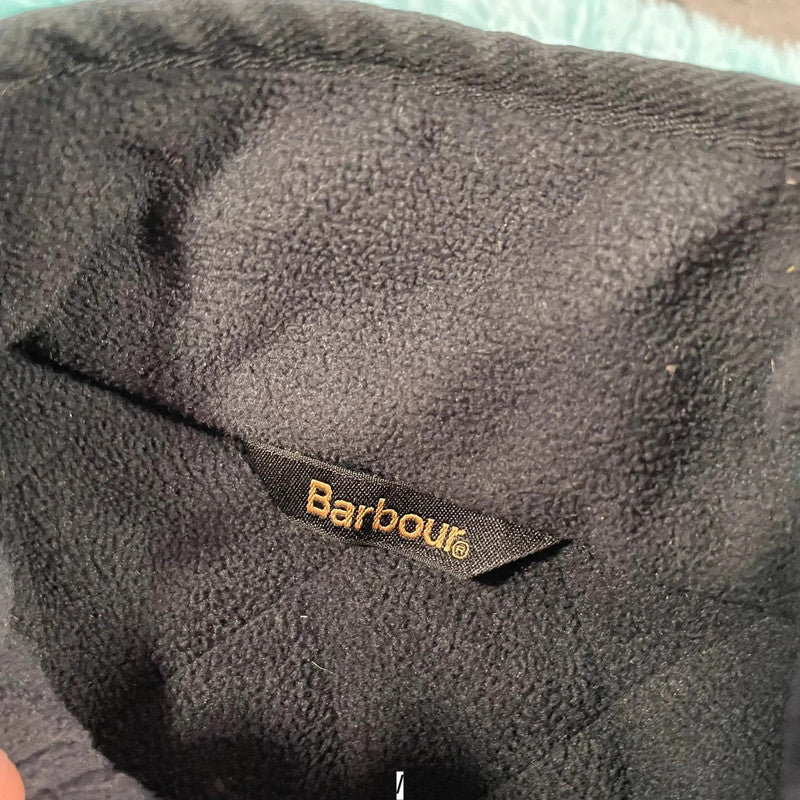 Black Barbour Quilted Jacket - Size 14