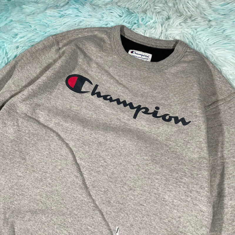 Vintage Grey Champion Sweatshirt - Small