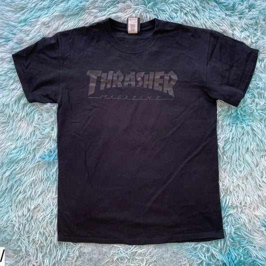 Black Thrasher T Shirt - Medium