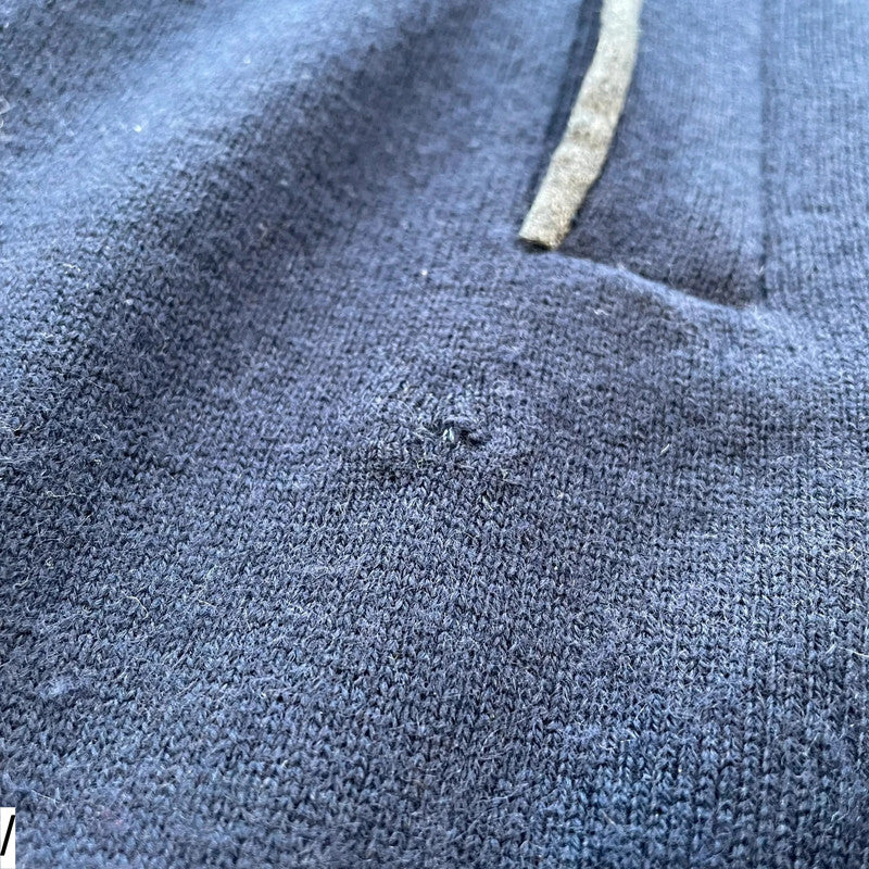 Navy Boggi 1/4 Zip Jumper - Medium