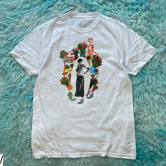 White Harry Styles Graphic T Shirt Harry’s House - Medium