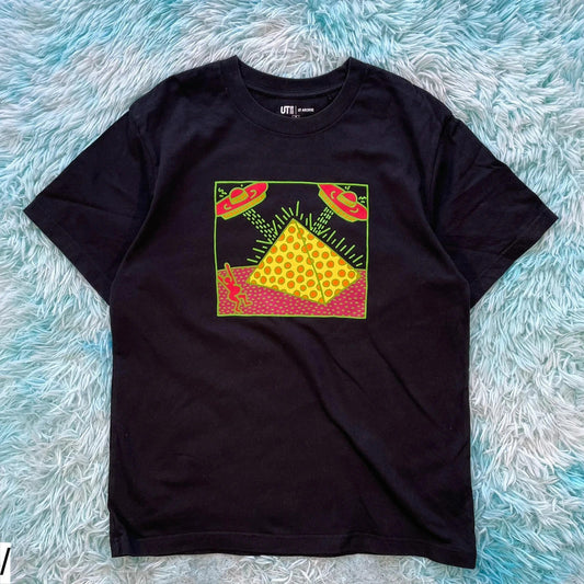 Black Uniqlo Graphic T Shirt - Medium