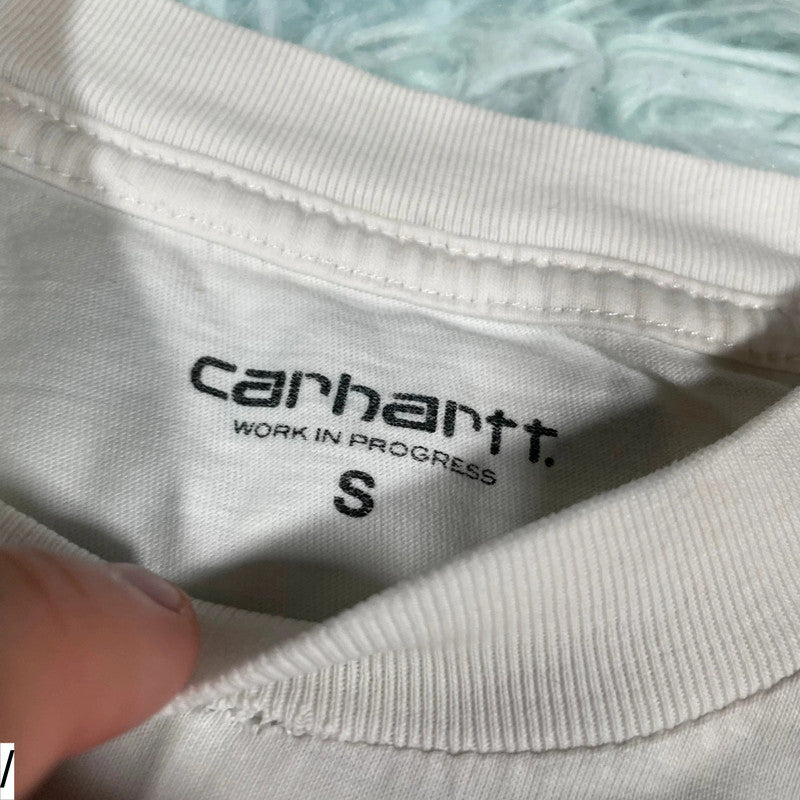 White Carhartt Graphic T Shirt - Small