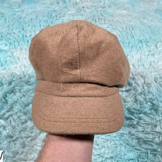 Vintage 00s Beige Baker Boy Cap Siggi