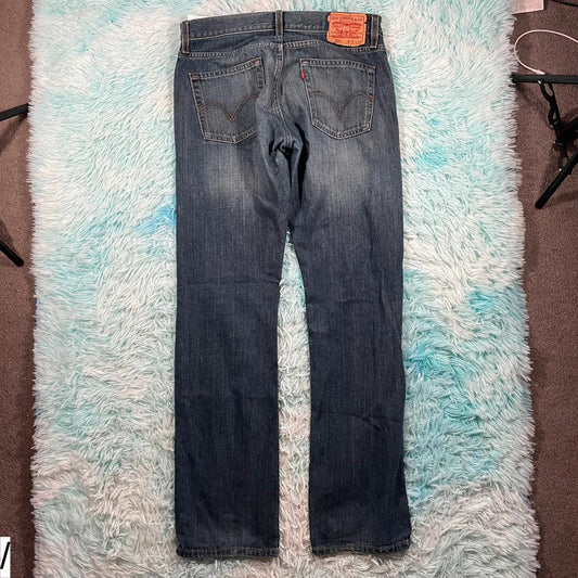 Blue Levi’s Jeans 514 Slim Straight Leg - 32W 34L