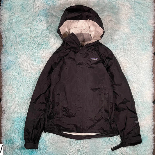 Black Patagonia Windbreaker Jacket - Small
