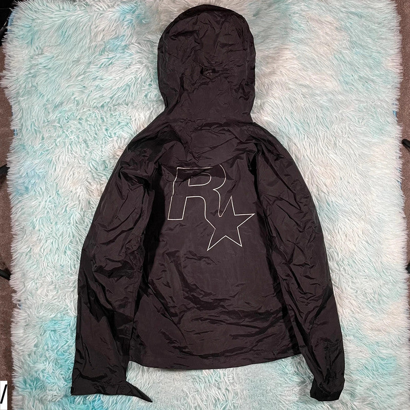 Black Patagonia Windbreaker Jacket - Small