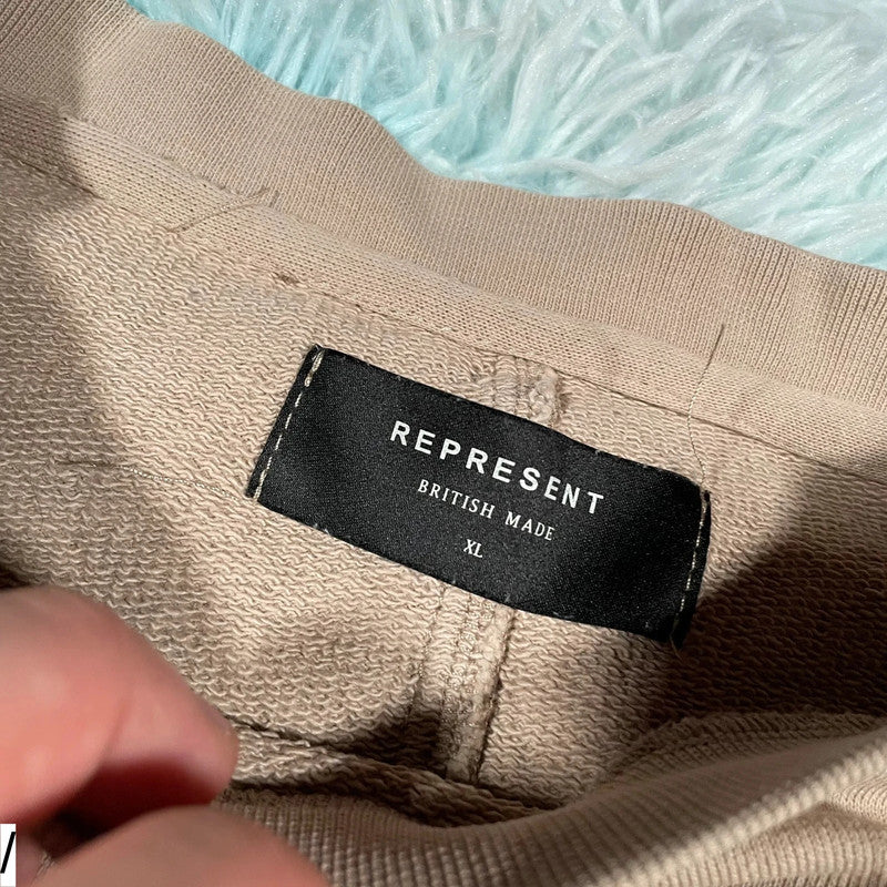 Beige Represent Heavyweight T Shirt - XL