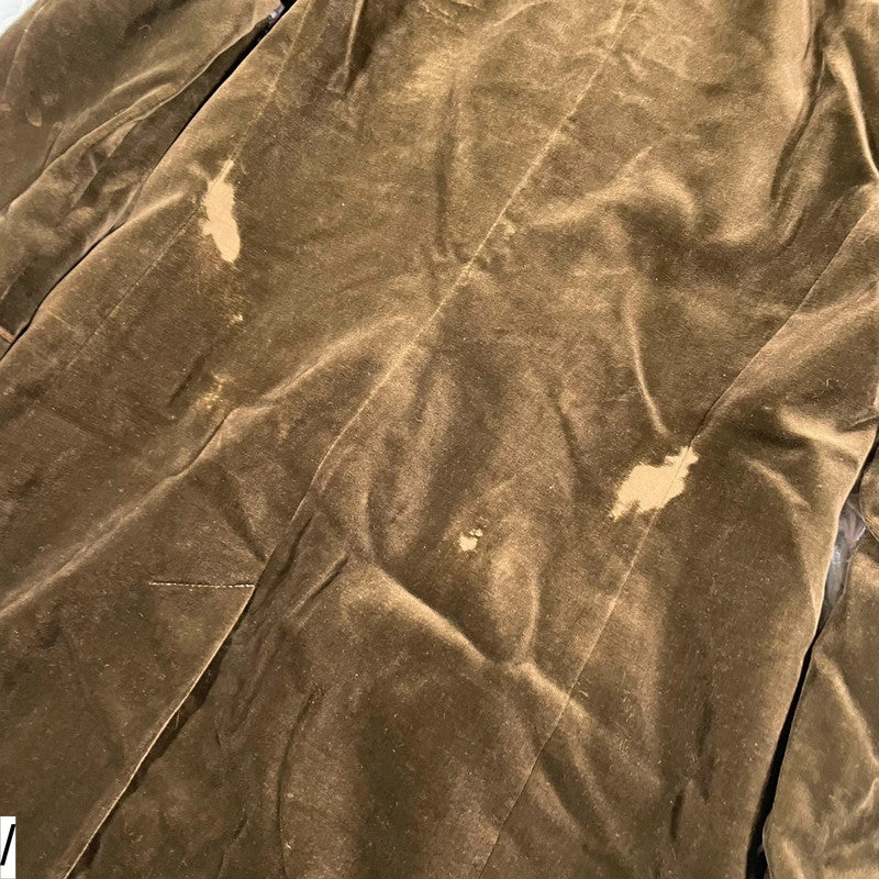 Vintage Khaki Gaisberger Austrian Suede Jacket - Small