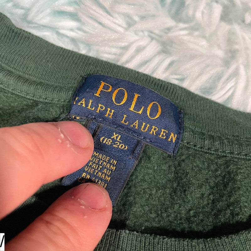 Dark Green Polo Ralph Lauren Sweatshirt - Small