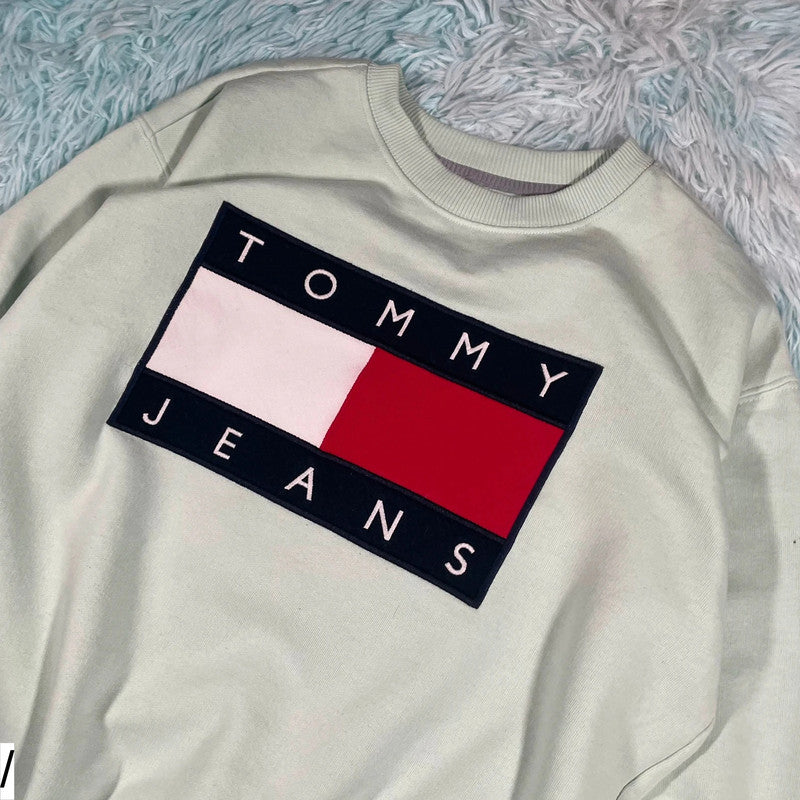 Mint Green Tommy Jeans Sweatshirt - Small
