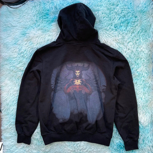 Black Han Kjobenhavn Graphic Hoodie - Medium