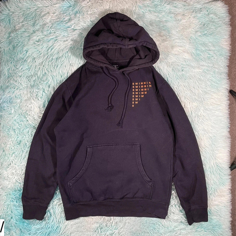 Navy Mac Miller Swimming Hoodie - Medium