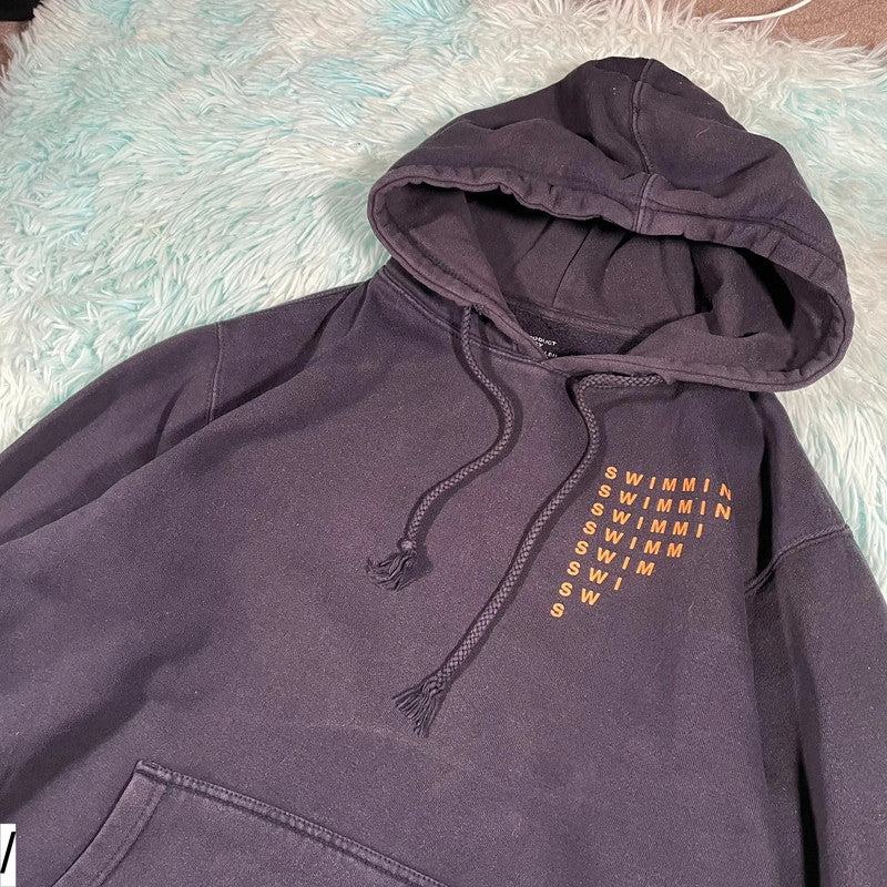 Navy Mac Miller Swimming Hoodie - Medium
