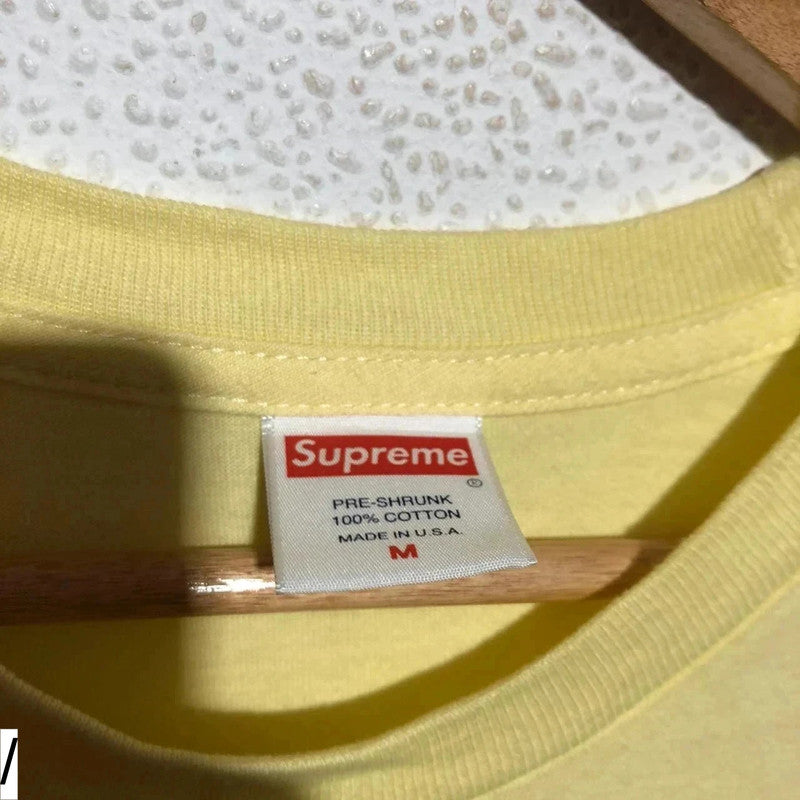 Yellow Supreme T Shirt Graphic - Medium